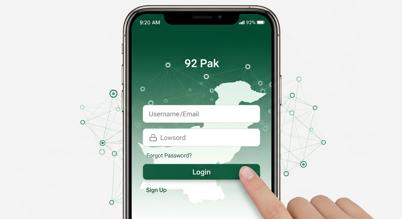 How to Login 92 Pak on Your Mobile – Complete Guide